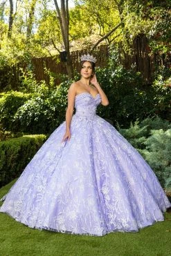 Embellished Strapless Ball Gown By Cinderella Couture 8071J
