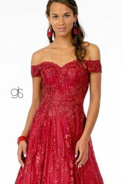 Embroidered Long Off Shoulder Glitter Dress By Elizabeth K GL2941 25 Embroidered Long Off Shoulder Glitter Dress By Elizabeth K GL2941 -Dresses Shop embroidered long off shoulder glitter dress by elizabeth k gl2941 long formal dresses elizabeth k 335275