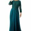 Embroidered Long Sleeve A-line Gown By Coya M2387 -Dresses Shop embroidered long sleeve a line gown by coya m2387 long formal dresses coya collection m hunter green 344155