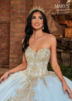 Embroidered Quinceanera Dress By Mary's Bridal MQ2136 -Dresses Shop embroidered quinceanera dress by marys bridal mq2136 quinceanera dresses marys bridal 943340