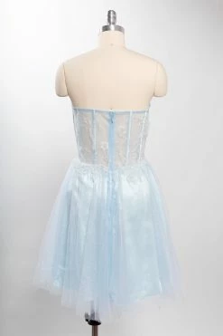 Embroidered Short Corset Dress By Coya S2745B -Dresses Shop embroidered short corset dress by coya s2745b short cocktail dresses coya collection 117281