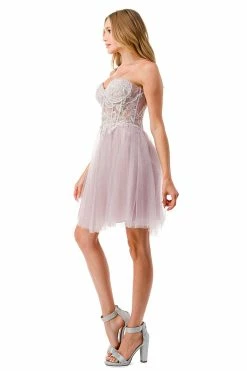 Embroidered Short Corset Dress By Coya S2745B -Dresses Shop embroidered short corset dress by coya s2745b short cocktail dresses coya collection 701930