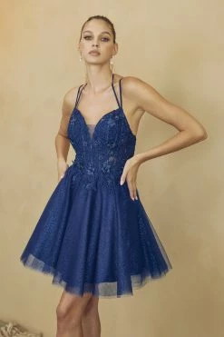 Embroidered Short Glitter Tulle Dress By Juliet 864 -Dresses Shop embroidered short glitter tulle dress by juliet 864 short cocktail dresses juliet 670740