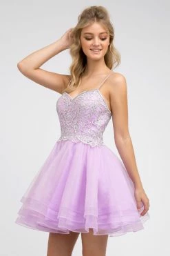 Embroidered Short Layered Dress By Juliet 849 -Dresses Shop embroidered short layered dress by juliet 849 short cocktail dresses juliet 219300