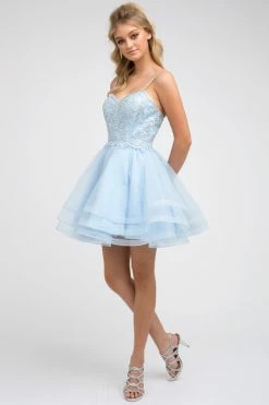 Embroidered Short Layered Dress By Juliet 849 -Dresses Shop embroidered short layered dress by juliet 849 short cocktail dresses juliet 235083