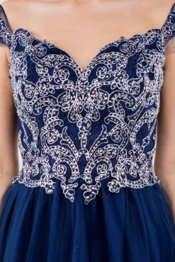 Embroidered Short Ruffled Dress By Elizabeth K GS1966 -Dresses Shop embroidered short ruffled dress by elizabeth k gs1966 short cocktail dresses elizabeth k 805408