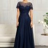 Embroidered Short Sleeve Gown By Elizabeth K GL3067 -Dresses Shop embroidered short sleeve gown by elizabeth k gl3067 long formal dresses elizabeth k s navy 642491
