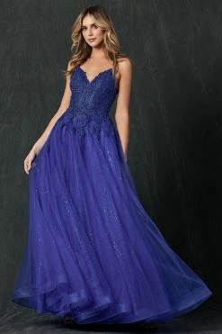 Embroidered Sleeveless Tulle Gown By Juliet 234 -Dresses Shop embroidered sleeveless tulle gown by juliet 234 long formal dresses juliet 262687