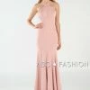 Fit And Flare Long Dress With Keyhole Bodice By Poly USA 8058 -Dresses Shop fit and flare long dress with keyhole bodice by poly usa 8058 long formal dresses poly usa xs mauve 527064