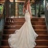Fitted Illusion V-Neck Bridal Dress By Mary's Bridal M716 -Dresses Shop fitted illusion v neck bridal dress by marys bridal m716 wedding dresses lo adoro by marys bridal 0 ivorynude 637936
