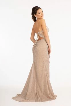 Fitted Long Glitter Slit Dress By Elizabeth K GL3030 -Dresses Shop fitted long glitter slit dress by elizabeth k gl3030 long formal dresses elizabeth k 473190