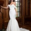 Fitted Off Shoulder Wedding Dress By Mary's Bridal M605 -Dresses Shop fitted off shoulder wedding dress by marys bridal m605 wedding dresses lo adoro by marys bridal 2 ivory 603098