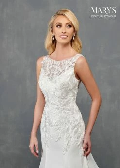 Fitted Satin Wedding Dress By Mary's Bridal MB4102 14 Fitted Satin Wedding Dress By Mary's Bridal MB4102 -Dresses Shop fitted satin wedding dress by marys bridal mb4102 wedding dresses marys bridal couture damour collection 724090