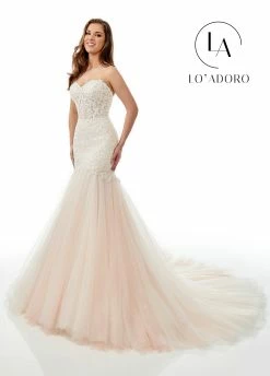 Fitted Strapless Applique Wedding Gown By Mary's Bridal M768 -Dresses Shop fitted strapless applique wedding gown by marys bridal m768 wedding dresses lo adoro by marys bridal 536173