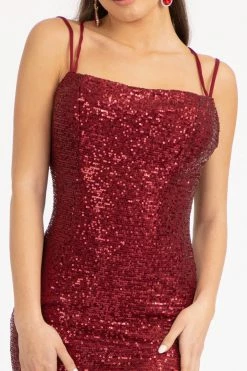 Fitted Strappy Back Sequin Gown By Elizabeth K GL3058 22 Fitted Strappy Back Sequin Gown By Elizabeth K GL3058 -Dresses Shop fitted strappy back sequin gown by elizabeth k gl3058 long formal dresses elizabeth k 458404