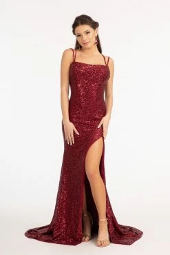 Fitted Strappy Back Sequin Gown By Elizabeth K GL3058 20 Fitted Strappy Back Sequin Gown By Elizabeth K GL3058 -Dresses Shop fitted strappy back sequin gown by elizabeth k gl3058 long formal dresses elizabeth k xs burgundy 804211