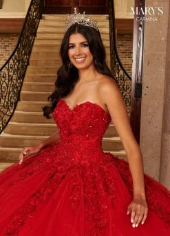 Floor Length Sleeve Quinceanera Dress By Mary's Bridal MQ1092 -Dresses Shop floor length sleeve quinceanera dress by marys bridal mq1092 quinceanera dresses marys bridal 629938