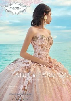Floral 2 Piece Quinceanera Dress By Ragazza D08-508 -Dresses Shop floral beaded 2 piece quinceanera dress by ragazza fashion d08 508 quinceanera dresses ragazza fashion 538437