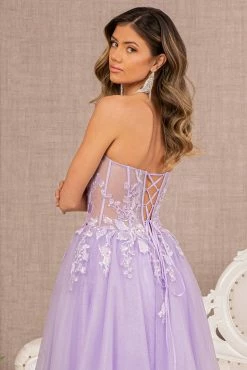 Floral Embroidered Strapless Gown By Elizabeth K GL3153 -Dresses Shop floral embroidered strapless gown by elizabeth k gl3153 long formal dresses elizabeth k 350176