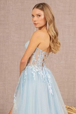 Floral Embroidered Strapless Gown By Elizabeth K GL3153 -Dresses Shop floral embroidered strapless gown by elizabeth k gl3153 long formal dresses elizabeth k 552789