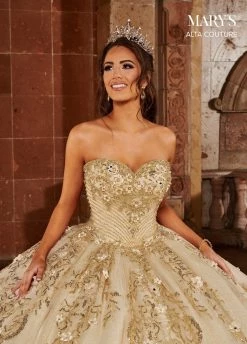 Floral Glitter Quinceanera Dress By Alta Couture MQ3071 -Dresses Shop floral glitter quinceanera dress by alta couture mq3071 quinceanera dresses marys bridal 639961