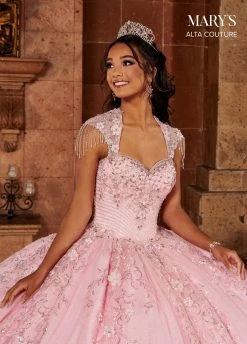 Floral Glitter Quinceanera Dress By Alta Couture MQ3071 -Dresses Shop floral glitter quinceanera dress by alta couture mq3071 quinceanera dresses marys bridal 987709
