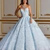 Floral Lace Strapless Quinceanera Dress By House Of Wu 26932 -Dresses Shop floral lace strapless quinceanera dress by house of wu 26932 quinceanera dresses house of wu 0 blue 215272