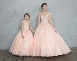 Glitter Off Shoulder Ball Gown With Embroidered Bodice -Dresses Shop glitter off the shoulder ball gown with embroidered bodice quinceanera dresses calla collection 434803