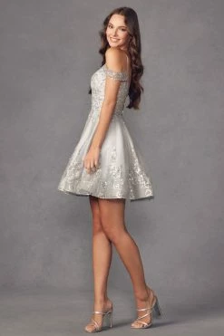 Glitter Print Short Cold Shoulder A-line Dress By Juliet 903 23 Glitter Print Short Cold Shoulder A-line Dress By Juliet 903 -Dresses Shop glitter print short cold shoulder a line dress by juliet 903 short cocktail dresses juliet 269873