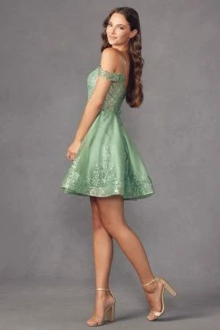 Glitter Print Short Cold Shoulder A-line Dress By Juliet 903 15 Glitter Print Short Cold Shoulder A-line Dress By Juliet 903 -Dresses Shop glitter print short cold shoulder a line dress by juliet 903 short cocktail dresses juliet 444354