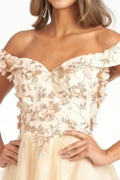 Glitter Print Short Off Shoulder Dress By Elizabeth K GS1978 -Dresses Shop glitter print short off shoulder dress by elizabeth k gs1978 short cocktail dresses elizabeth k 514625