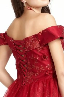 Glitter Print Short Off Shoulder Dress By Elizabeth K GS1978 -Dresses Shop glitter print short off shoulder dress by elizabeth k gs1978 short cocktail dresses elizabeth k 891046