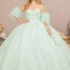Glitter Print Sweetheart Ball Gown By Elizabeth K GL3176 1 Glitter Print Sweetheart Ball Gown By Elizabeth K GL3176 -Dresses Shop glitter print sweetheart ball gown by elizabeth k gl3176 quinceanera dresses elizabeth k xs mint 544684
