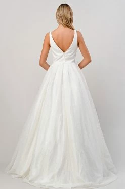 Glitter Wedding Ball Gown By Cinderella Divine CB077W 16 Glitter Wedding Ball Gown By Cinderella Divine CB077W -Dresses Shop glitter wedding ball gown by cinderella divine cb077w long formal dresses cinderella divine 209047