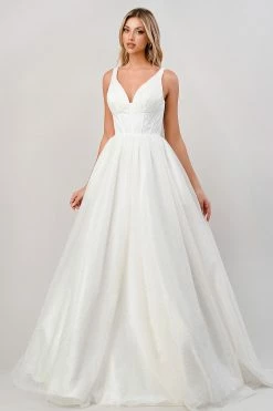 Glitter Wedding Ball Gown By Cinderella Divine CB077W 17 Glitter Wedding Ball Gown By Cinderella Divine CB077W -Dresses Shop glitter wedding ball gown by cinderella divine cb077w long formal dresses cinderella divine 626772