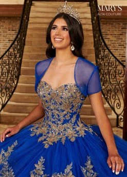 Gold Applique Quinceanera Dress By Alta Couture MQ3079 -Dresses Shop gold applique quinceanera dress by alta couture mq3079 quinceanera dresses marys bridal 982785