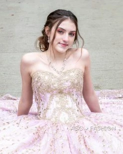 Gold Applique Strapless Quinceanera Dress By House Of Wu 26913 -Dresses Shop gold applique strapless quinceanera dress by house of wu 26913 quinceanera dresses house of wu 129723