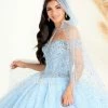 Hooded Cape Quinceanera Dress By Fiesta Gowns 56452C -Dresses Shop hooded cape quinceanera dress by fiesta gowns 56452c quinceanera dresses house of wu fiesta gowns 0 sky blue 370850