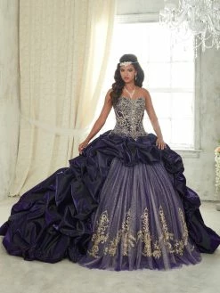 Strapless Pick-Up Quinceanera Dress By House Of Wu 26831