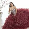 Strapless Ruffled Quinceanera Dress By House Of Wu 26845 -Dresses Shop house of wu quinceanera dress style 26845 quinceanera dresses house of wu 0 wine 474825