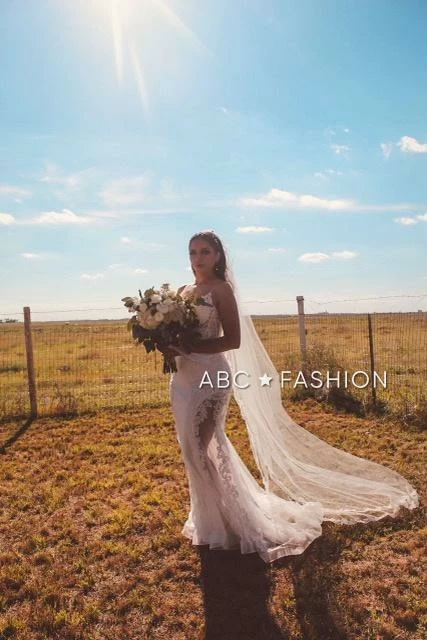 Illusion Mermaid Bridal Gown By Cinderella Divine CD937W 8 Illusion Mermaid Bridal Gown By Cinderella Divine CD937W - Image 7