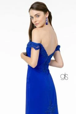 Lace Applique Long Off Shoulder Dress By Elizabeth K GL2958 -Dresses Shop lace applique long off shoulder dress by elizabeth k gl2958 long formal dresses elizabeth k 188376
