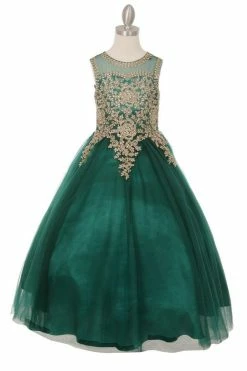 Lace Applique Sleeveless Ball Gown By Cinderella Couture 5041 -Dresses Shop lace applique sleeveless ball gown by cinderella couture 5041 quinceanera dresses cinderella couture 12 hunter green 803107