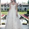 Layered V-Neck Wedding Dress By Mary's Bridal M612 2 Layered V-Neck Wedding Dress By Mary's Bridal M612 -Dresses Shop layered v neck wedding dress by marys bridal m612 wedding dresses lo adoro by marys bridal 2 ivorysand 268909