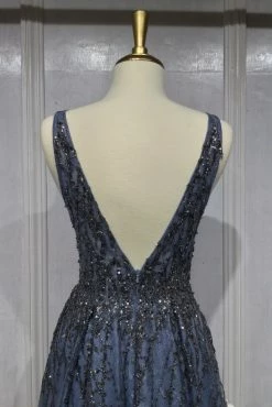 Long A-line Glitter Lace Dress By Cinderella Divine C32 -Dresses Shop long a line glitter lace dress by cinderella divine c32 long formal dresses cinderella divine 499258