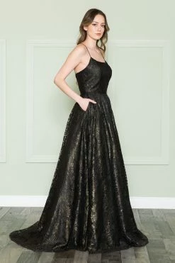 Long A-line Lace Dress By Poly USA 8862 -Dresses Shop long a line lace dress by poly usa 8862 long formal dresses poly usa 826645