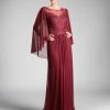Long Lace Bodice Cape Dress By Cinderella Divine OC0001 1 Long Lace Bodice Cape Dress By Cinderella Divine OC0001 -Dresses Shop long cape dress with lace bodice by cinderella divine oc0001 long formal dresses cinderella divine 6 burgundy 908054