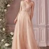 Long Embellished Tulle Dress By Cinderella Divine CD0196
