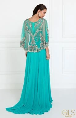 Long Embroidered Burgundy Cape Dress By Elizabeth K GL1527 -Dresses Shop long embroidered burgundy cape dress by elizabeth k gl1527 long formal dresses elizabeth k 454224