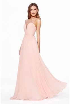 Long Sweetheart Chiffon Dress By Cinderella Divine CJ251 -Dresses Shop long illusion sweetheart chiffon dress by cinderella divine cj251 long formal dresses cinderella divine 508624